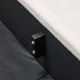 Čalouněná postel s úložným prostorem,190x87x214 cm, bílá