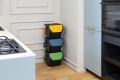 Set 3 odpadkových košů FRIDA na tříděný odpad 3 x 25 L
