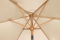 ROJA WOOD Naklápěcí slunečník 3 m, béžový