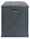 WOOD zahradní plastový úložný box 420 L, grafit