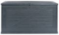 WOOD zahradní plastový úložný box 420 L, grafit