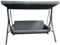 MADRID zahradní houpačka kovová,  šedá