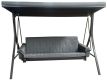 MADRID zahradní houpačka kovová,  šedá