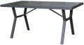 SIBIU hliníkový stůl 140 x 80 cm, grafit