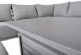 TAMPA Luxusní souprava s hliníkovou konstrukcí, šedá