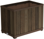 Květináč DECO RECTANGLE TALL WALNUT