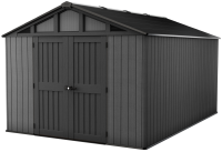 STRONGHOLD 10x15 domek, šedý, 304 x 453 x 251 cm