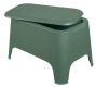 PETRA plastový stůl + box, avokádově zelená