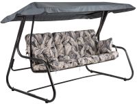 CELEBES zahradní houpačka kovová, antracit