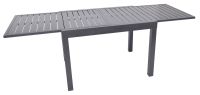 Zahradní stůl, hliníkový, rozkládací, antracit