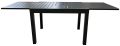 Zahradní stůl, hliníkový, rozkládací, antracit