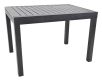 Zahradní stůl, hliníkový, rozkládací, antracit