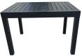 Zahradní stůl, hliníkový, rozkládací, antracit