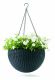 Květináč polyratanový závěsný 35 x 35 x 22 cm
