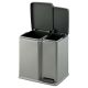 Koš odpadkový DUO na tříděný odpad - šedý CURVER