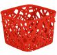 Plastový košík NEO SQUARE - červený CURVER