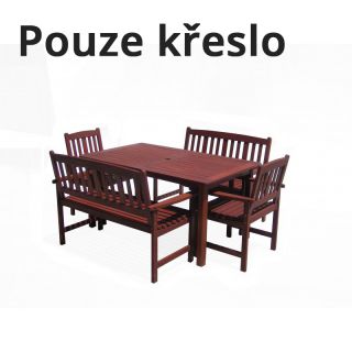 Dřevěné křeslo MALAY