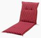 Polstrování na lehátko NAXOS LIEGE - červená