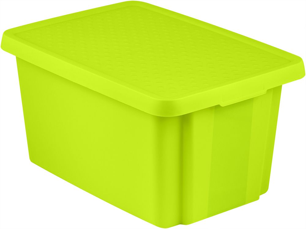 Úložný box s víkem  45L - zelený CURVER