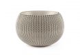 Květináč COZIES KNIT - písková