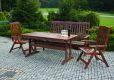 Zahradní dřevěná lavice LUISA třímístná