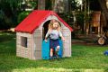 Plastový skládací dětský domeček - interiér/exteriér