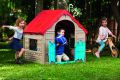 Plastový skládací dětský domeček - interiér/exteriér