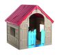 Plastový skládací dětský domeček - interiér/exteriér