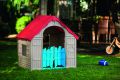 Plastový skládací dětský domeček - interiér/exteriér