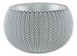 Květináč COZIES KNIT - S - šedá