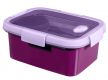 Cestovní dóza s příborem SMART TO GO 1,2L - fialová