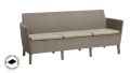 Zahradní polyratanový set SALEMO 3 seater, cappuccino