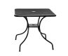 Zahradní kovový stůl ZWMT-80, čtverec, 80 x 80 cm