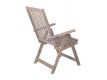 Zahradní křeslo dřevěné HOLIDAY - šedá