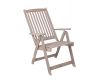 Zahradní křeslo dřevěné HOLIDAY - šedá