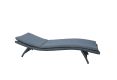 Zahradní polyratanové lehátko CHARLOTTE, antracit