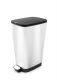 Odpadkový koš CHIC  35 L - stříbrný