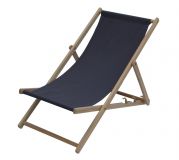 Zahradní dřevěné lehátko Bahama, mořené, grafit