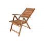 Zahradní dřevěné polohovací křeslo LEO