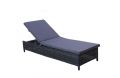 Polyratanové lehátko  CALGARY - antracit