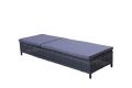 Polyratanové lehátko  CALGARY - antracit
