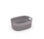Plastový košík FILO košík - hnědošedý