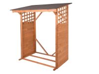 Kvalitní dřevník z ošetřeného borovicového dřeva, 130 cm