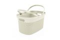 Plastový košík FILO - krémový