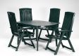 Zahradní plastový stůl ELISE zelený