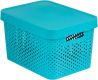 CURVER úložný box INFINITY DOTS - 17 L, modrý