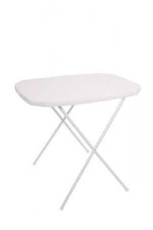 Stůl camping  53 x 70 cm bílý