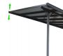 Zahradní pergola BRUCE F 436 x 305 cm, šedá