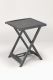 Plastový stolek ARNO - grafit, 65 x 50 x 47 cm
