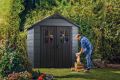 Zahradní domek Newton 252 x 228 x 224 cm, šedý